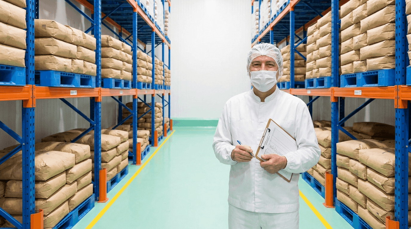 Supervisión de inventario en el almacén IXOYE